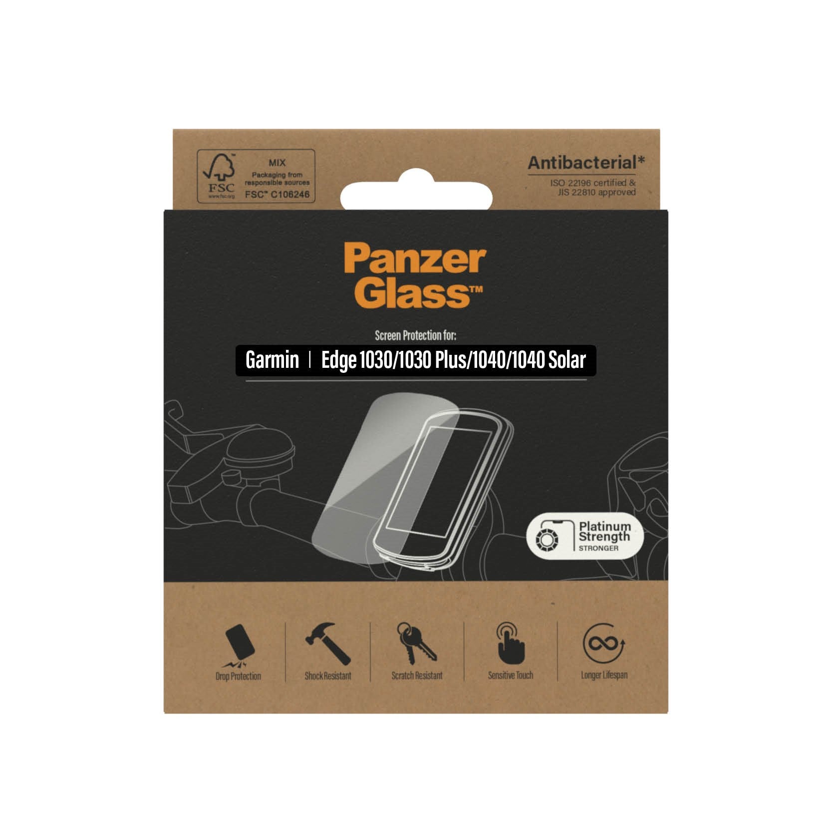 PanzerGlass® Garmin Edge 1030 | 1040 - Anti-Glare | Skærmbeskyttelse